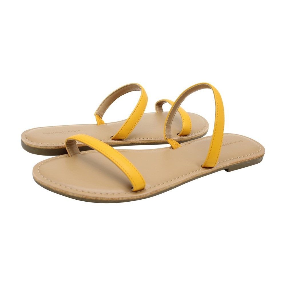 Banana Republic Yellow Tan Sandals